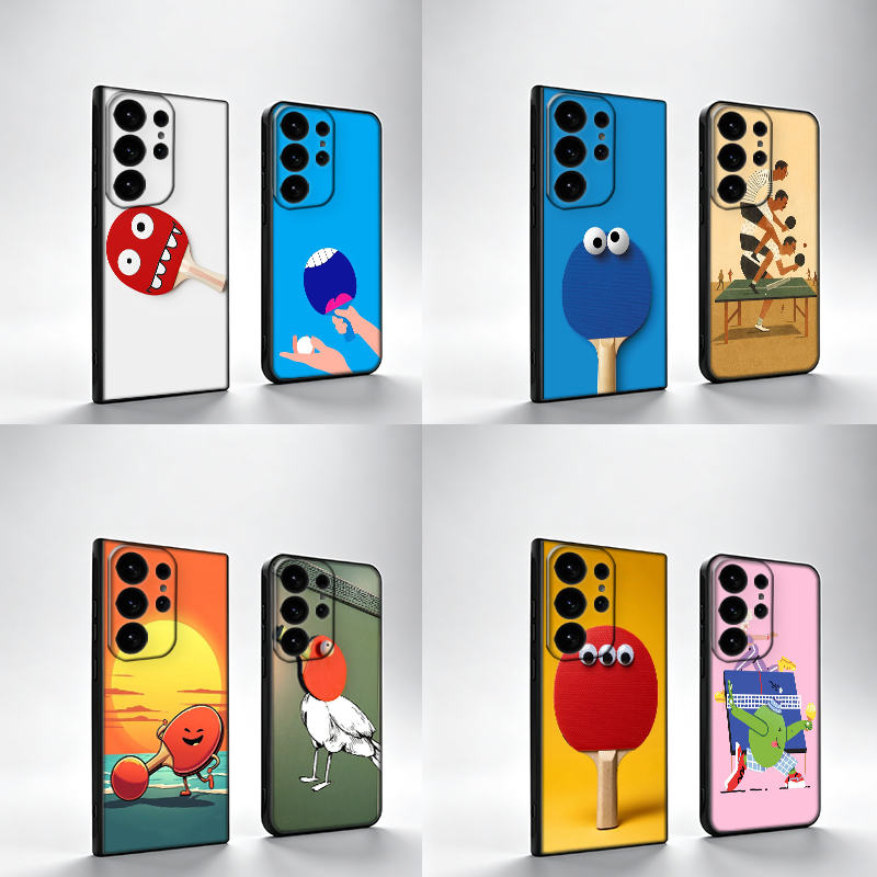 Table Tennis Quotes - Nueva Funda de Teléfono con Diseño