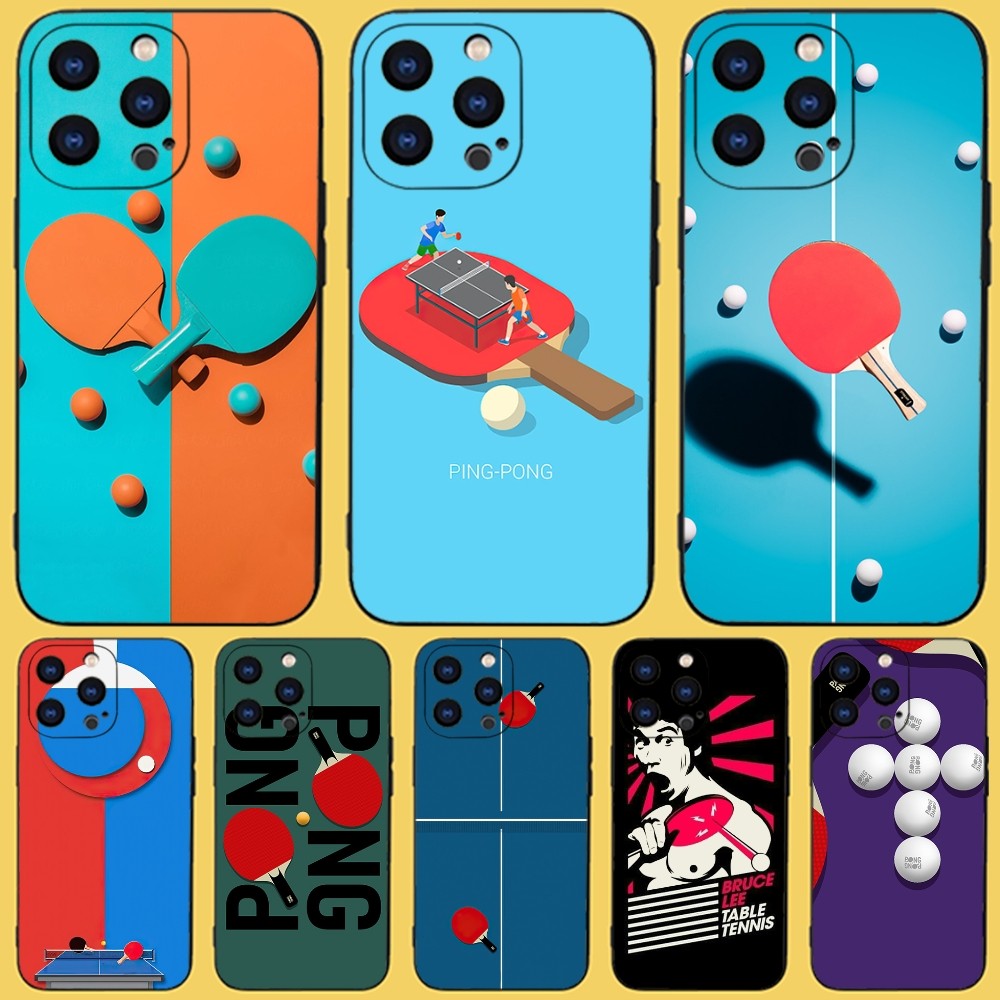 Table Tennis Quotes - Funda de teléfono de Ping Pong