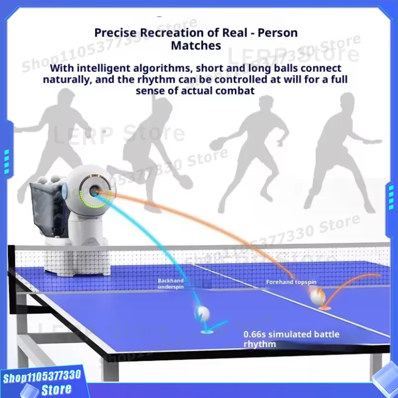 Robot de Tenis de Mesa Intelig - Table Tennis App reseña y precio
