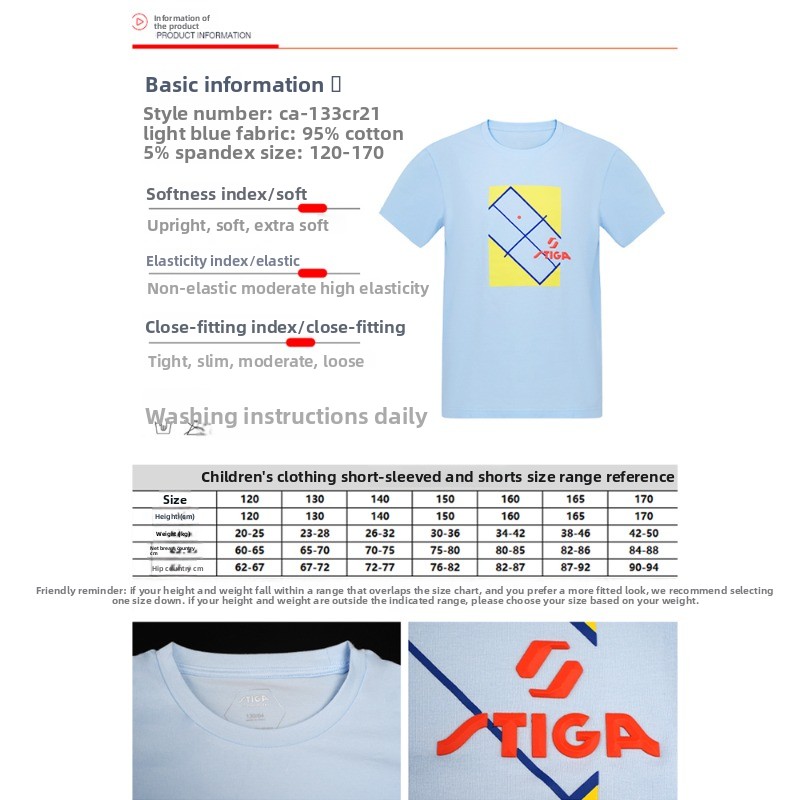 STIGA uniforme de tenis de mes - Table Tennis Uniform reseña y precio