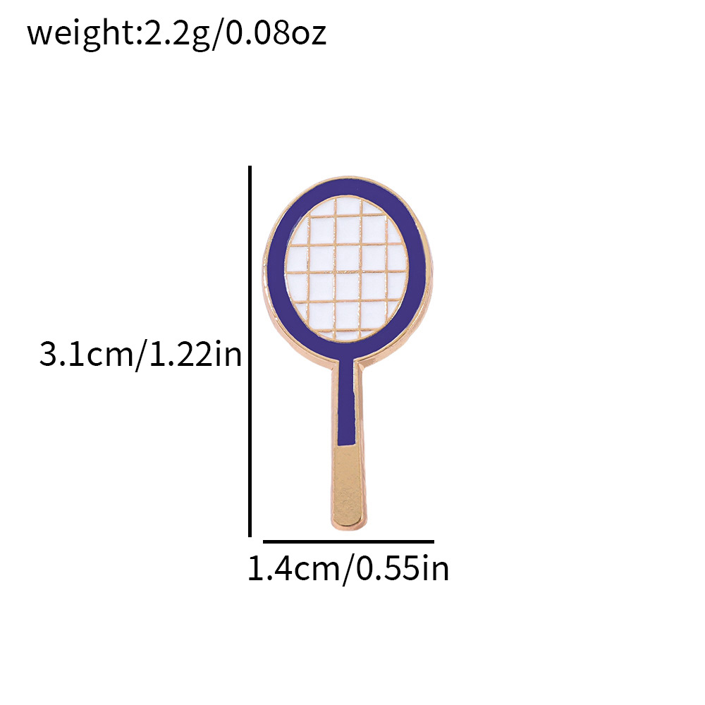 1 Set de Broches Metálicos con - Table Tennis Cartoon reseña y precio