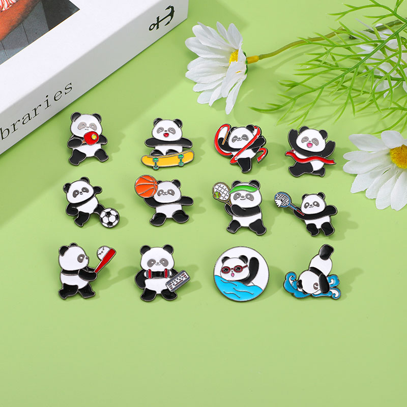 Broches esmaltados con tema de - Table Tennis Cartoon reseña y precio