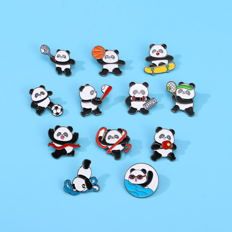 Broches esmaltados con tema de - Table Tennis Cartoon reseña y precio