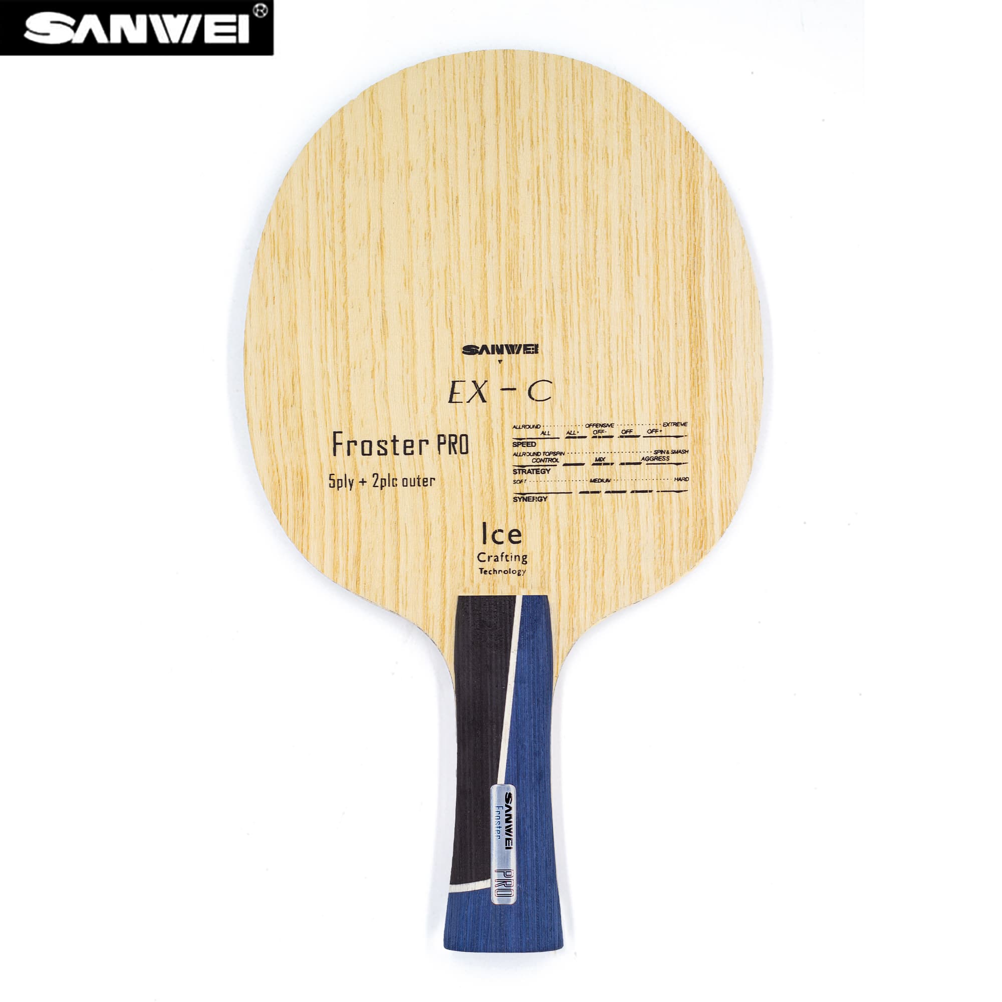 SANWEI ALC Hoja de tenis de me - Table Tennis Shop reseña y precio